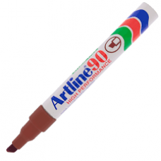 Artline 90 Brown Chisel Permanent Marker