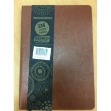 OZ Corp A5 Contempo Tan Notebook