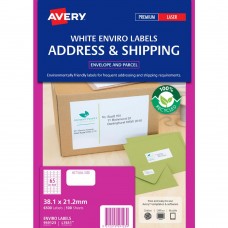 Avery 65up Recycled Mailing Labels White Box 100 