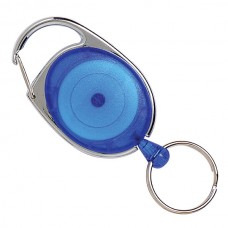 Rexel Snap Lock Retractable Key Holder Blue
