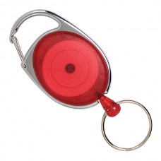 Rexel Snap Lock Retractable Key Holder Red