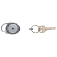 Rexel Snap Lock Retactable Key Holder Charcoal