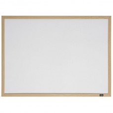 Quartet Oak Finish Whiteboard 580x890mm
