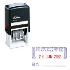 Shiny Self Inking Received Dater Stamp  S-402 