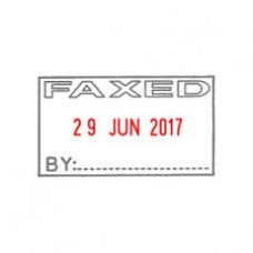 Shiny Self Inking Dater Stamp Faxed S-403
