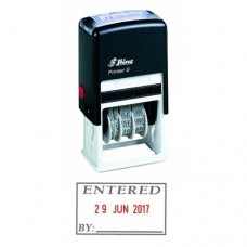 Shiny Self Inking Entered Dater Stamp S-407